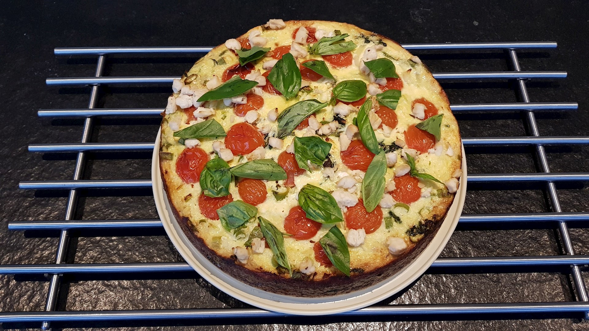 Bloemkoolquiche, vega of met vis/vlees